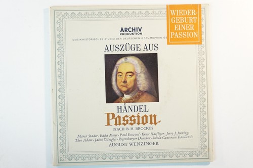Händel auszüge aus passion - händel,